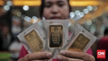 Harga Emas Antam Turun Rp3 Ribu Jadi Rp2,637 Juta per Gram