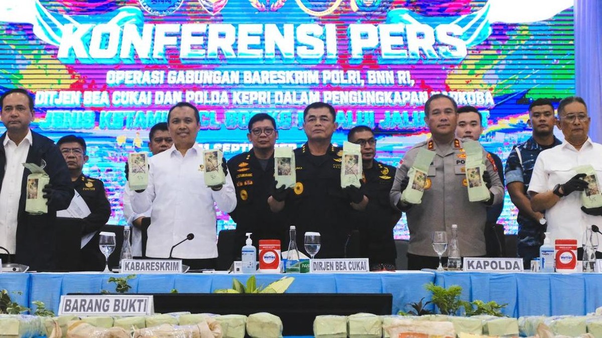 Bea Cukai Amankan Kargo 800 Kg Ketamin dari Kapal Asing di Natuna