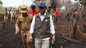Menhut Sebut Titik Hotspot Karhutla Alami Penurunan