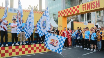 Buka PSMTI Charity Walk dan Health Day 2026, Pramono Serukan Hidup Sehat