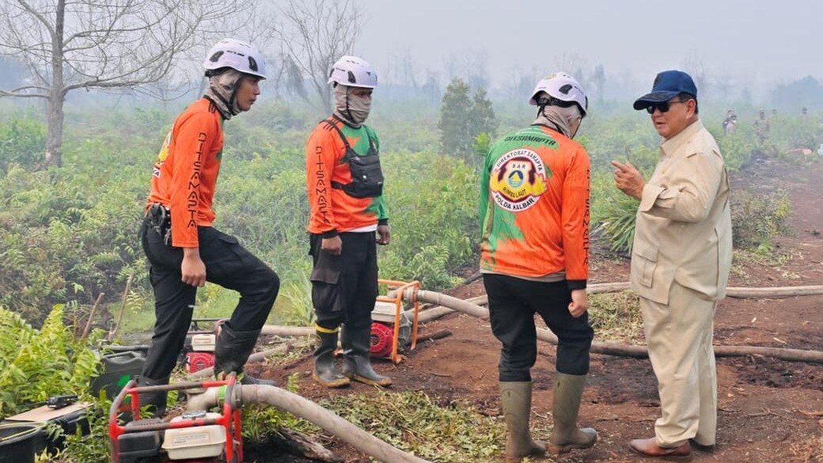 Prabowo Bicara Penanganan Karhutla, Beri Perintah ke Mensesneg-Menkeu