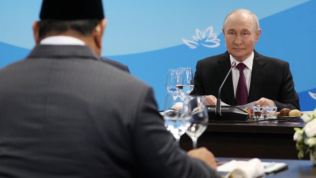 Makan Bareng, Ini Menu Makan Siang Prabowo-Putin di Vladivostok Rusia