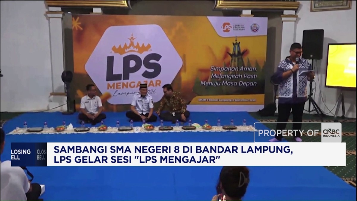 Sambangi SMAN 8 di Bandar Lampung, LPS Gelar Sesi “LPS Mengajar”