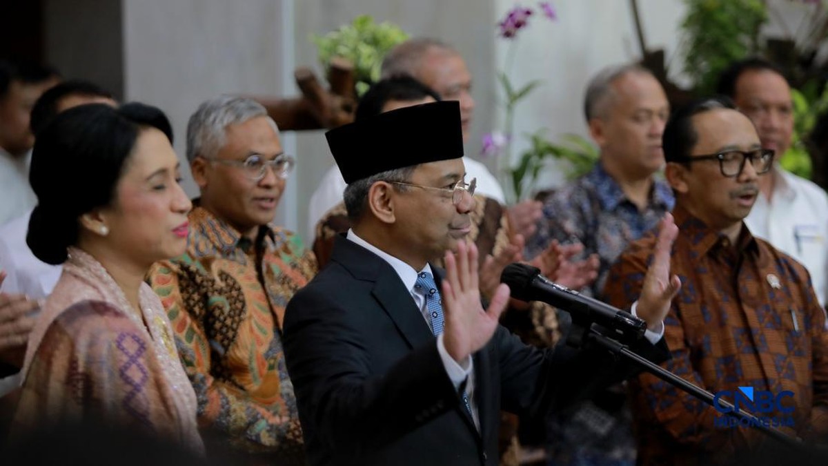 Jelang Sertijab Suahasil dan Purbaya, Bos BI-Ketua LPS Tiba di Kemenkeu