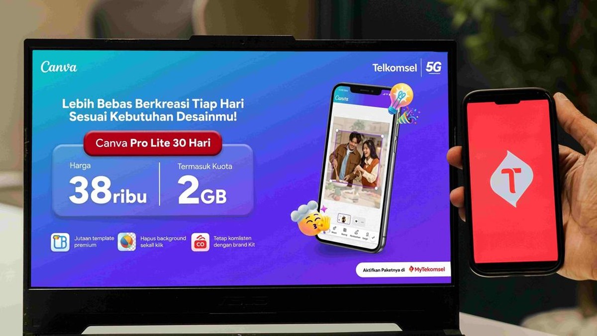 Telkomsel Hadirkan Paket Bundling Canva Pro Lite